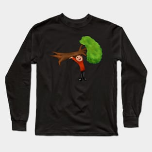 Save A Tree - Boy Edition Long Sleeve T-Shirt